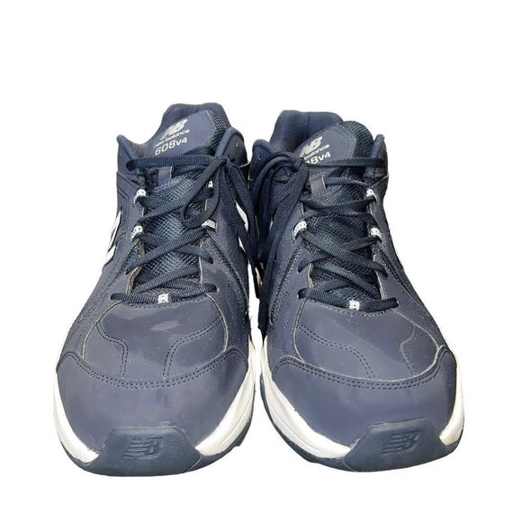 New Balance 608v4 Mens 18 Running Shoes Navy White MX608CV4 Low Top Lace Up - Picture 2 of 7